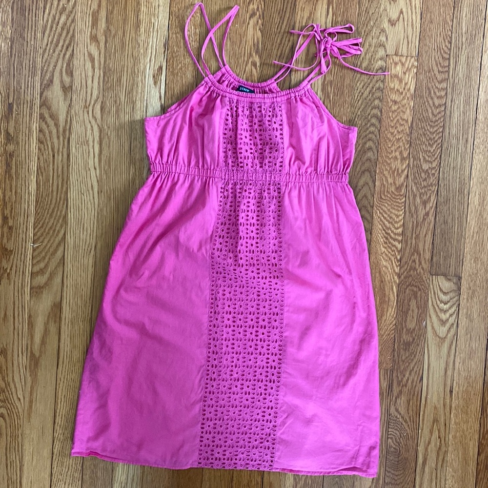 J Crew Eyelet Front Dress
